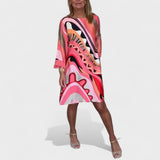 Filipa - Vestido Midi Estampado