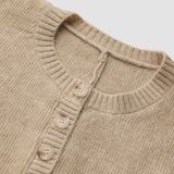 Cardigan Cropped Aconchegante com Botões