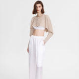 Cardigan Cropped Aconchegante com Botões