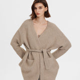 Cardigan Solto e Aconchegante com Cinto e Bolsos