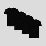 CONJUTO 4 T-SHIRTS BÁSICAS SLIM-FIT