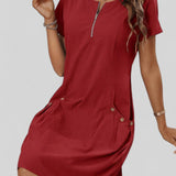 Carla – Vestido Fresco com Bolsos