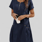 Carla – Vestido Fresco com Bolsos