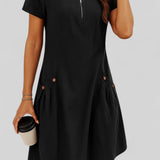 Carla – Vestido Fresco com Bolsos