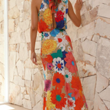 Elsa | Vestido Comprido Assimétrico