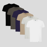 CONJUTO 6 T-SHIRTS BÁSICAS SLIM-FIT