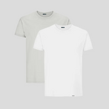 CONJUTO 2 T-SHIRTS BÁSICAS SLIM-FIT