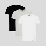 CONJUTO 3 T-SHIRTS BÁSICAS SLIM-FIT