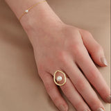 Zendoo | Anel Oval de Ouro
