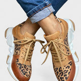 Alice - Ténis Confortáveis com Padrão Leopardo