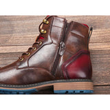 Aaron | Botas Oxford de Couro Premium