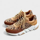 Alice - Ténis Confortáveis com Padrão Leopardo