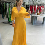 Sofia | Vestido Franzido Sofisticado