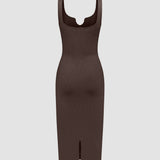 Vestido com Decote em V