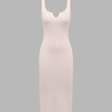 Vestido com Decote em V