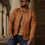 REY - Casaco Bomber de Camurça