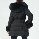 Loa - Casaco Premium Quilted com Gola de Pelo