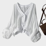 Inês - Blusa de Linho