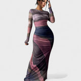 Jéssica - Vestido Elegante de Manga Comprida