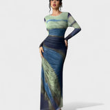 Jéssica - Vestido Elegante de Manga Comprida