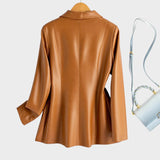 Raquel - Blazer de Cabedal Sintético