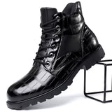 Rendell | Botas de Couro Croco
