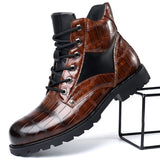 Rendell | Botas de Couro Croco
