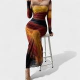 Jéssica - Vestido Elegante de Manga Comprida