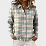 Eduarda - Cardigan aos Quadrados