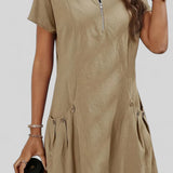 Carla – Vestido Fresco com Bolsos