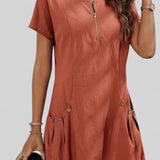 Carla – Vestido Fresco com Bolsos