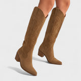 Joana - Botas Cowgirl de Cano Alto