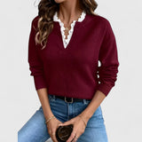 Catarina - Sweater com Decote em V