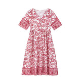 Ana - Vestido floral elegante com decote em V