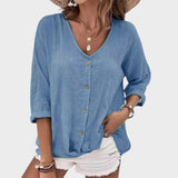 Andreia - Blusa de Linho