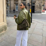 Simone - Casaco de Couro Oversized