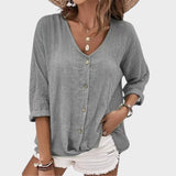 Andreia - Blusa de Linho