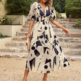 Irene – Vestido Midi com Decote em V