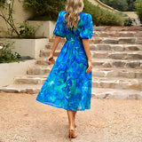 Irene – Vestido Midi com Decote em V