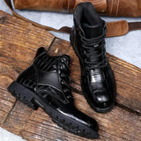 Rendell | Botas de Couro Croco