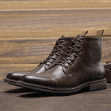 Conor | Botas de Cano Baixo de Couro