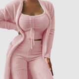 Conjunto de Pijama de 3 Peças