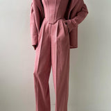 Dolce™ - Conjunto de Três Peças com Blazer Duplo