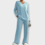Ribbed Recliner Set – Conjunto Confortável e Estiloso