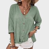 Andreia - Blusa de Linho
