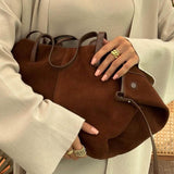 Bolsa Paula em Camurça