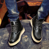 Dustin | Botas de Couro de Inverno