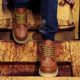 Dustin | Botas de Couro de Inverno