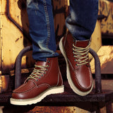 Dustin | Botas de Couro de Inverno