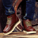 Dustin | Botas de Couro de Inverno